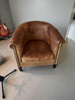 Prachtige Nico van Oorschot leren club / fauteuil, Huis en Inrichting, Fauteuils, Ophalen, Minder dan 50 cm, Zo goed als nieuw