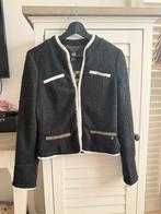 Zwart bouclé jasje blazer Dept, maat S, in mooie staat, Zwart, Ophalen of Verzenden, Zo goed als nieuw, Jasje