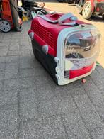 transportbox met eet en drink bakjes, Ophalen, Gebruikt