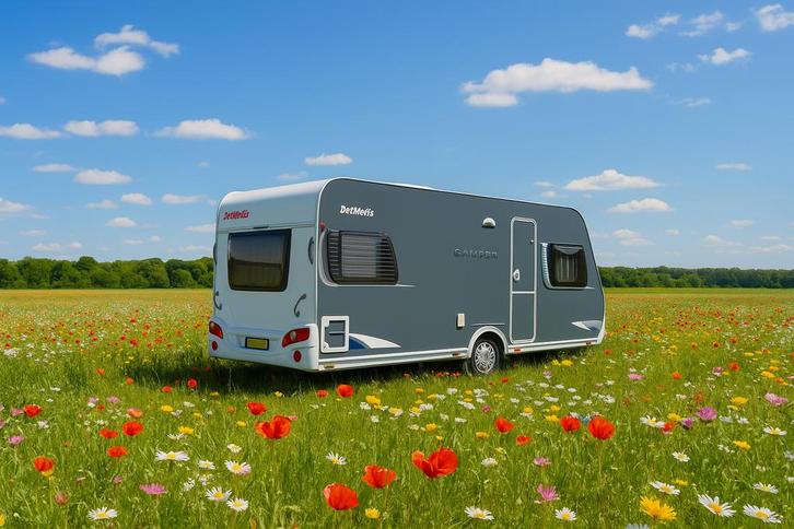 Dethleffs Caravan+airco + grote Isabella voortent 2023, Caravans en Kamperen, Caravans, Particulier, tot en met 4, 1250 - 1500 kg