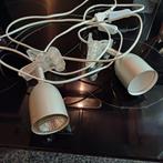 2 Spotjes met Knijpbevestiging., Ophalen of Verzenden, Gebruikt, Metaal of Aluminium