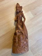 Houten beeld van een Balinese danseres, Ophalen of Verzenden