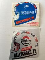 2 stickers Rallycross Eurocircuit Zandvoort ‘72 & ‘81, Verzenden, Zo goed als nieuw, Sport