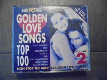 Radio 10 Gold, Golden Love Songs top 100 op 4 CD's beschikbaar voor biedingen