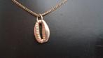 Goudkleurige Ketting met Kaurischelp-Hanger Cowrie Shell, Verstelbaar, Verzenden, Nieuw, Goud
