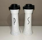 Vintage peper en zout vaatjes van Tupperware, Ophalen of Verzenden, Gebruikt, Wit, Overige typen