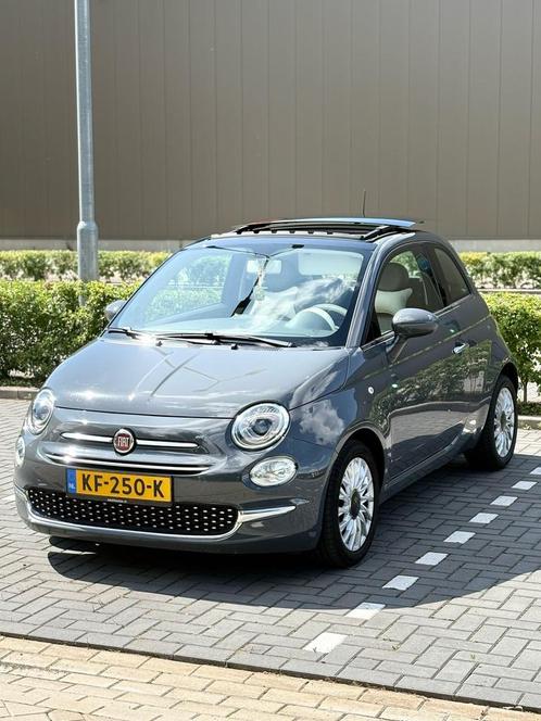 Fiat 500 Twinair Turbo 80pk 2016 Grijs, Auto's, Fiat, Particulier, Benzine, A, Hatchback, Handgeschakeld, Origineel Nederlands