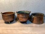Koperen bloempotten, Antiek en Kunst, Ophalen of Verzenden