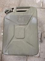 Metalen 20 liter leger jerrycan, Verzamelen, Ophalen of Verzenden, Landmacht, Nederland
