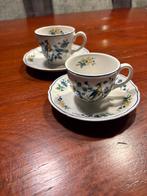Villeroy en boch kop en schotel phoenix blau, Huis en Inrichting, Ophalen of Verzenden, Zo goed als nieuw, Overige stijlen, Kop(pen) en/of Schotel(s)