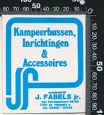 Sticker: Autobedrijf Fabels - Hengelo (1), Ophalen of Verzenden, Zo goed als nieuw, Auto of Motor