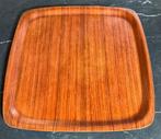Teakhouten dienblad - Vintage - Diagonaal 45cm, Ophalen