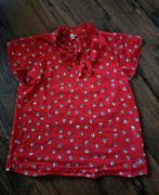 Rode blouse Only met stippen - Maat S, Ophalen of Verzenden, Zo goed als nieuw, Maat 38/40 (M), Rood