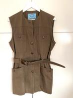 PRADA khaki kleur jasje , gilet spencer zgan 36/38 CHCS, Kleding | Dames, Jasjes, Kostuums en Pakken, Jasje, Ophalen of Verzenden