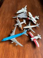 Lot van 7 vintage miniatuur vliegtuigjes, metaal, Ophalen of Verzenden, Gebruikt, Schaalmodel
