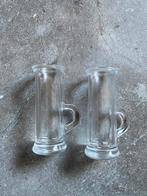 Espresso/Likeur glaasjes - set van 2, Huis en Inrichting, Keuken | Servies, Glas of Glazen, Ophalen of Verzenden, Effen, Glas