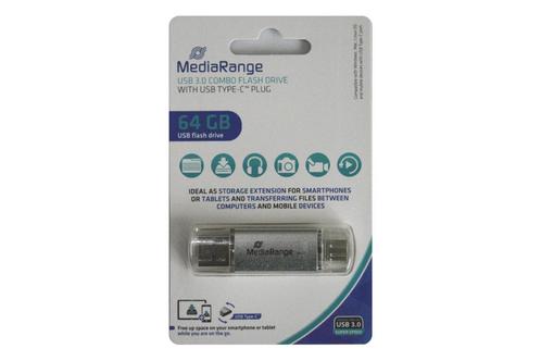 MediaRange 64GB Combo usb stick MR937 usb stick, Computers en Software, USB Sticks, Nieuw, 64 GB, Ophalen of Verzenden