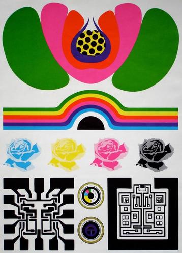 Gernot Bubenik 1969 lithografie Dumont Art '71 op art beschikbaar voor biedingen