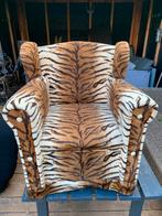 Leuke kinder fauteuil tijgerprint, Huis en Inrichting, Fauteuils, Ophalen, Gebruikt, Minder dan 75 cm, Stof