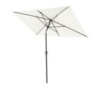 Parasol voor in tuin of op balkon, met voet., Ophalen, Kantelbaar, 2 tot 3 meter, Zo goed als nieuw