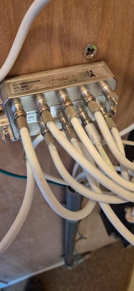 Hirschman AFC 2081 Coax verdeler, Audio, Tv en Foto, Audiokabels en Televisiekabels, Zo goed als nieuw, Ophalen of Verzenden