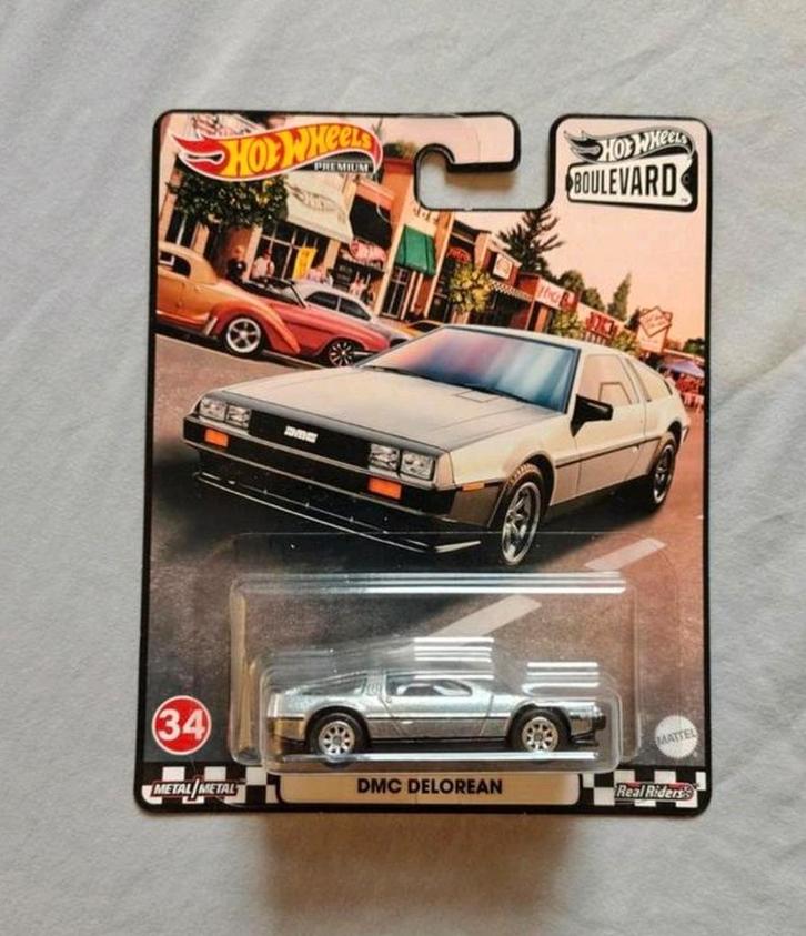 Hot wheels dmc delorean, Hobby en Vrije tijd, Modelauto's | Overige schalen, Nieuw, Auto, Ophalen of Verzenden