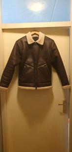 Donkerbruine Heren Lammy Coat jas (Maat XS), Kleding | Heren, Ophalen, Bruin, Zo goed als nieuw, Maat 46 (S) of kleiner