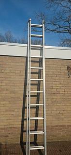 Uitschuifbare ladder, Ophalen of Verzenden, Zo goed als nieuw, 4 meter of meer