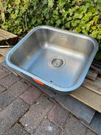 Inbouw spoelbak rvs 54x44, Huis en Inrichting, Keuken | Keukenelementen, Ophalen of Verzenden, Zo goed als nieuw, 50 tot 100 cm