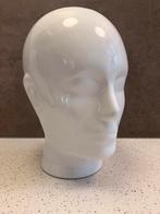 wit porselein hoofd / koptelefoonstandaard / hoedenstandaard, Ophalen of Verzenden, Gebruikt