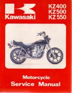 Kawasaki KZ400 KZ500 KZ550 1979-1982 service manual (2587z), Motoren, Handleidingen en Instructieboekjes, Kawasaki
