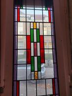 Glas in lood deur - restauratie nodig, Antiek en Kunst, Ophalen