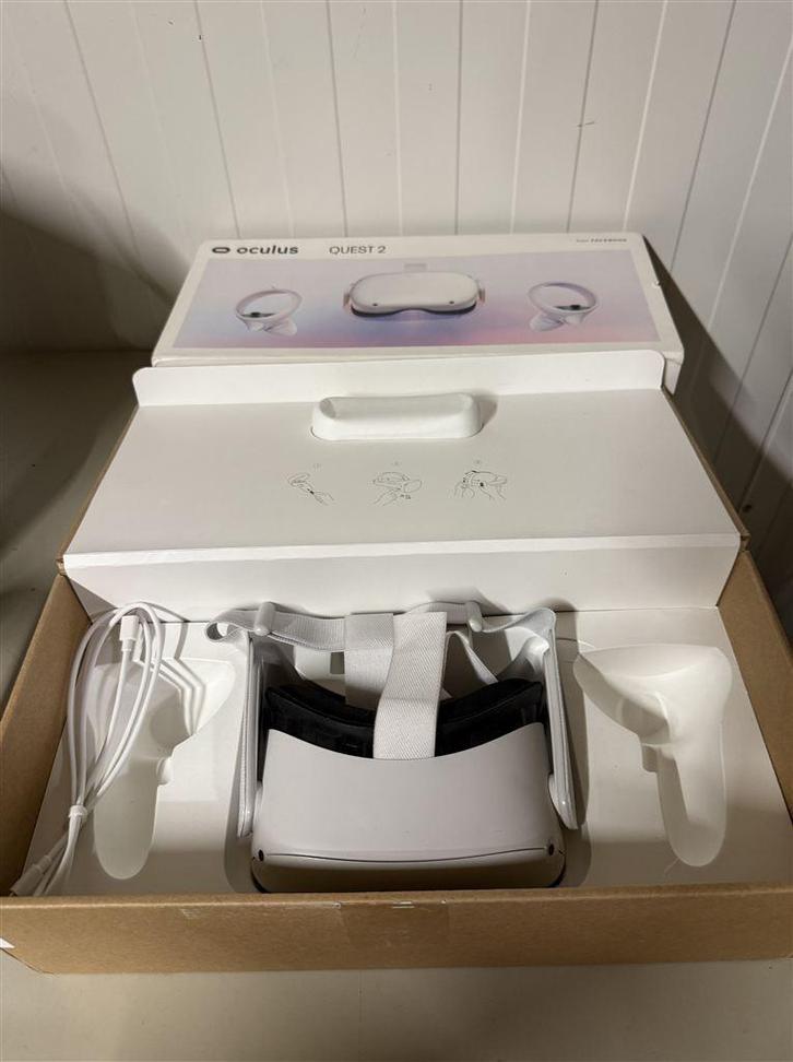 Oculus Quest 2 128GB VR Headset Alleen - Gereviseerd, Spelcomputers en Games, Virtual Reality, Zo goed als nieuw, Sony PlayStation
