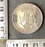 munt, 1/2 dollar Amerika 1893, zilver, zie omschrijving, Postzegels en Munten, Verzenden, Noord-Amerika, Losse munt, Zilver