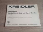 KREIDLER Richtzeitliste Florett Mofa Moped Ausgabe 1972 Org., Fietsen en Brommers, Handleidingen en Instructieboekjes, Verzenden