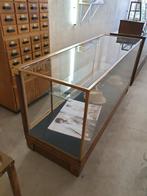 Antieke MESSING toonbank vitrine winkelkast balie counter, Antiek en Kunst, Ophalen