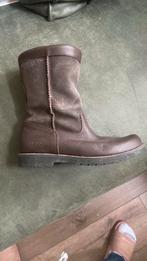 Leren UGG Laarzen gevoerd met schapenbont, Ophalen of Verzenden, Gedragen, Bruin, Lage of Enkellaarzen