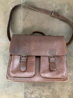 Te koop: Originele ruitertas, Sieraden, Tassen en Uiterlijk, Tassen | Schooltassen, Ophalen, 30 tot 40 cm, Minder dan 30 cm, Bruin