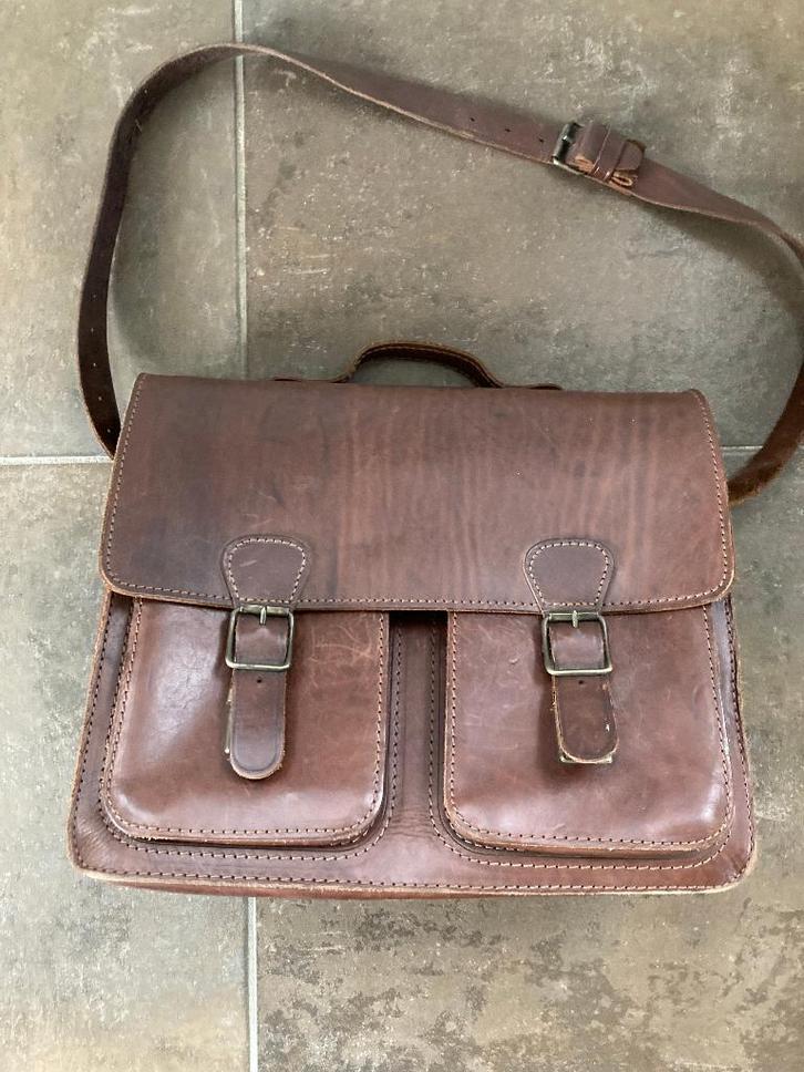 Te koop: Originele ruitertas, Sieraden, Tassen en Uiterlijk, Tassen | Schooltassen, Zo goed als nieuw, Aktetas of Boekentas, 30 tot 40 cm