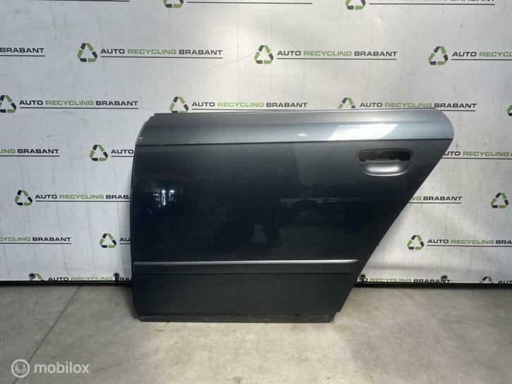 Portier Achter Links Audi A6 C6 Meteorgrau LZ7H 4F0833051G, Auto-onderdelen, Carrosserie en Plaatwerk, Deur, Achter, Links, Gebruikt