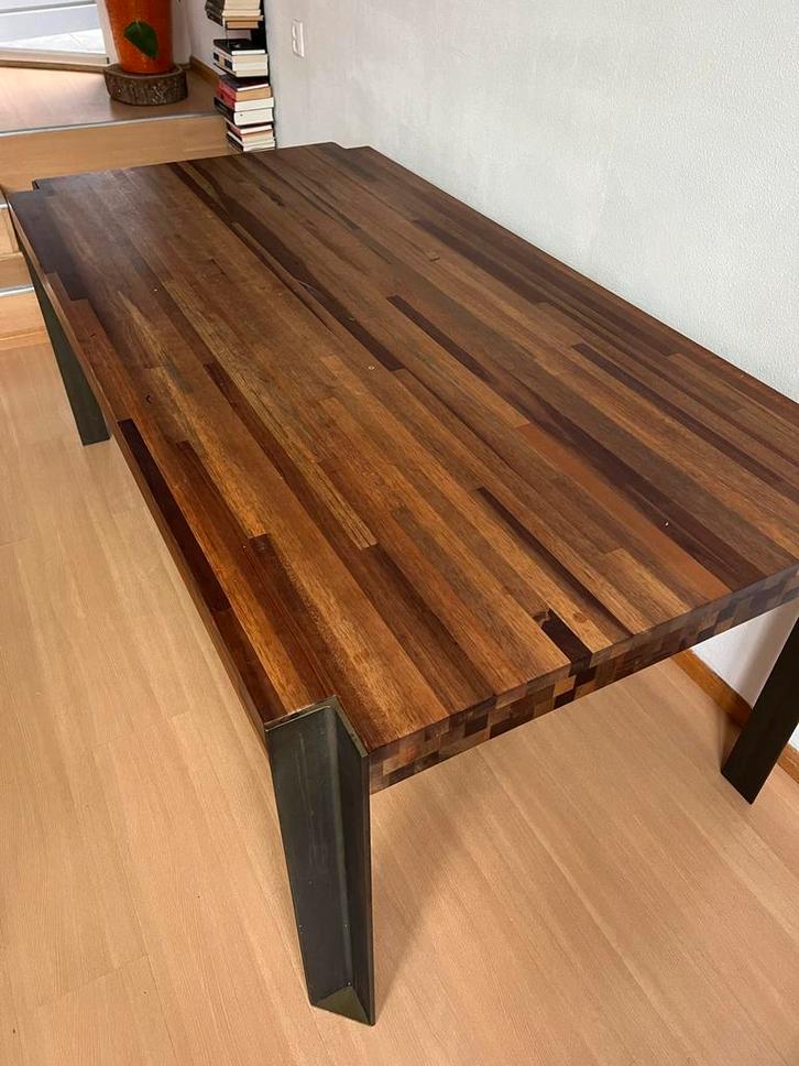 Linteloo design eettafel Henk Vos, Huis en Inrichting, Tafels | Eettafels, Gebruikt, 100 tot 150 cm, 150 tot 200 cm, Vijf personen of meer