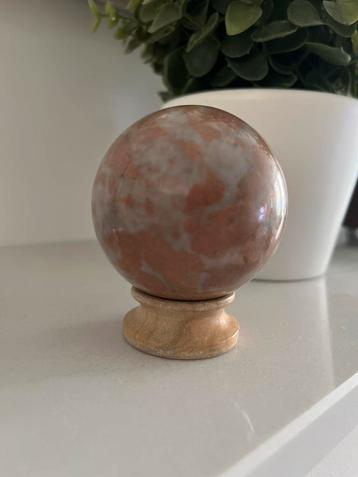Prachtige Bol Gebroken Jaspis – 320 gram, 6 cm- Harmonie beschikbaar voor biedingen