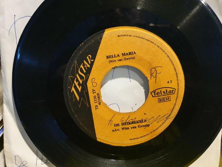 de Heikrekels- Ik wil alleen maar van je houden (x9), Cd's en Dvd's, Vinyl Singles, Nederlandstalig, Ophalen of Verzenden