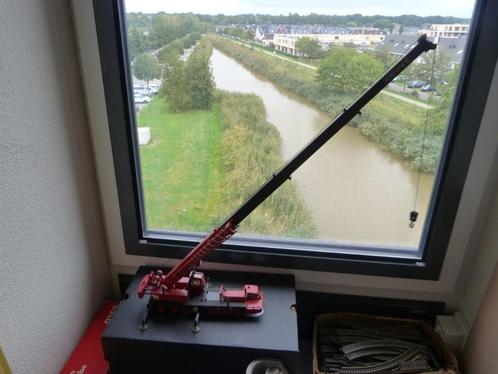 Grove TM 800 kraan in kleuren oude Mammoet van NZG, Hobby en Vrije tijd, Modelauto's | 1:50, Gebruikt, Hijskraan, Tractor of Landbouw