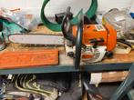 Stihl 026 kettingzaag 3 kettingen goede staat, Ophalen of Verzenden, Gebruikt