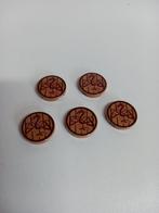 NIEUW: Medium Nougat Tile, Round 2 x 2 with Bottom Stud Hold, Lego, Nieuw, Ophalen of Verzenden, X