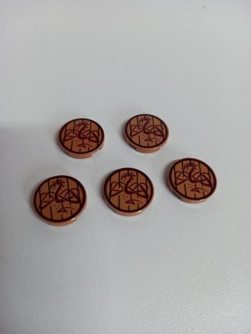 NIEUW: Medium Nougat Tile, Round 2 x 2 with Bottom Stud Hold, Kinderen en Baby's, Speelgoed | Duplo en Lego, Nieuw, Lego, Losse stenen
