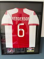 Ingelijst shirt Henderson Ajax met handtekening, Verzamelen, Ophalen of Verzenden, Zo goed als nieuw, Ajax, Shirt