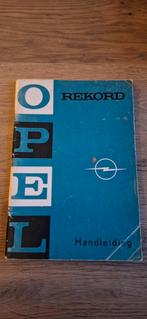 Handleiding Opel Rekord 1969, Ophalen of Verzenden