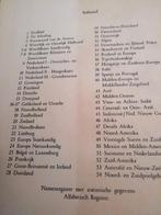 King Wereldatlas 1958 Kingfabrieken Tonnema N.V. Sneek, Boeken, Atlassen en Landkaarten, Gelezen, Wereld, Ophalen of Verzenden